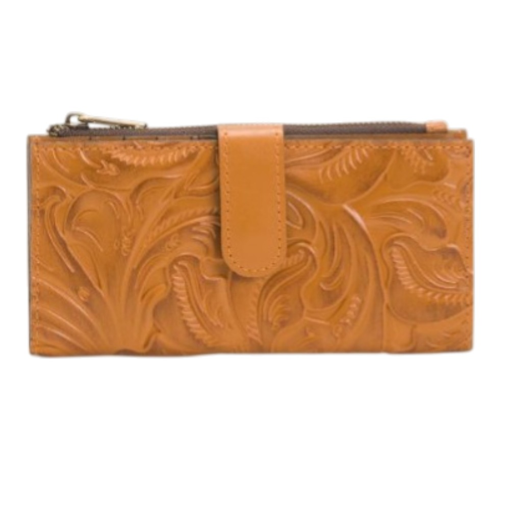Patricia Nash Nazari Leather‎ Wallet RFID Continental Bifold Gift Box
